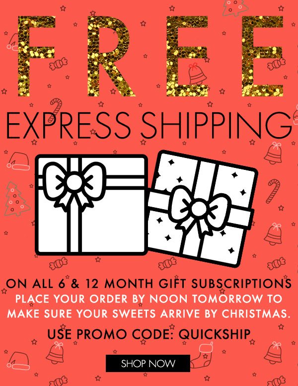 FYI – 1 Day Left for Treatsie Gift Christmas Delivery!