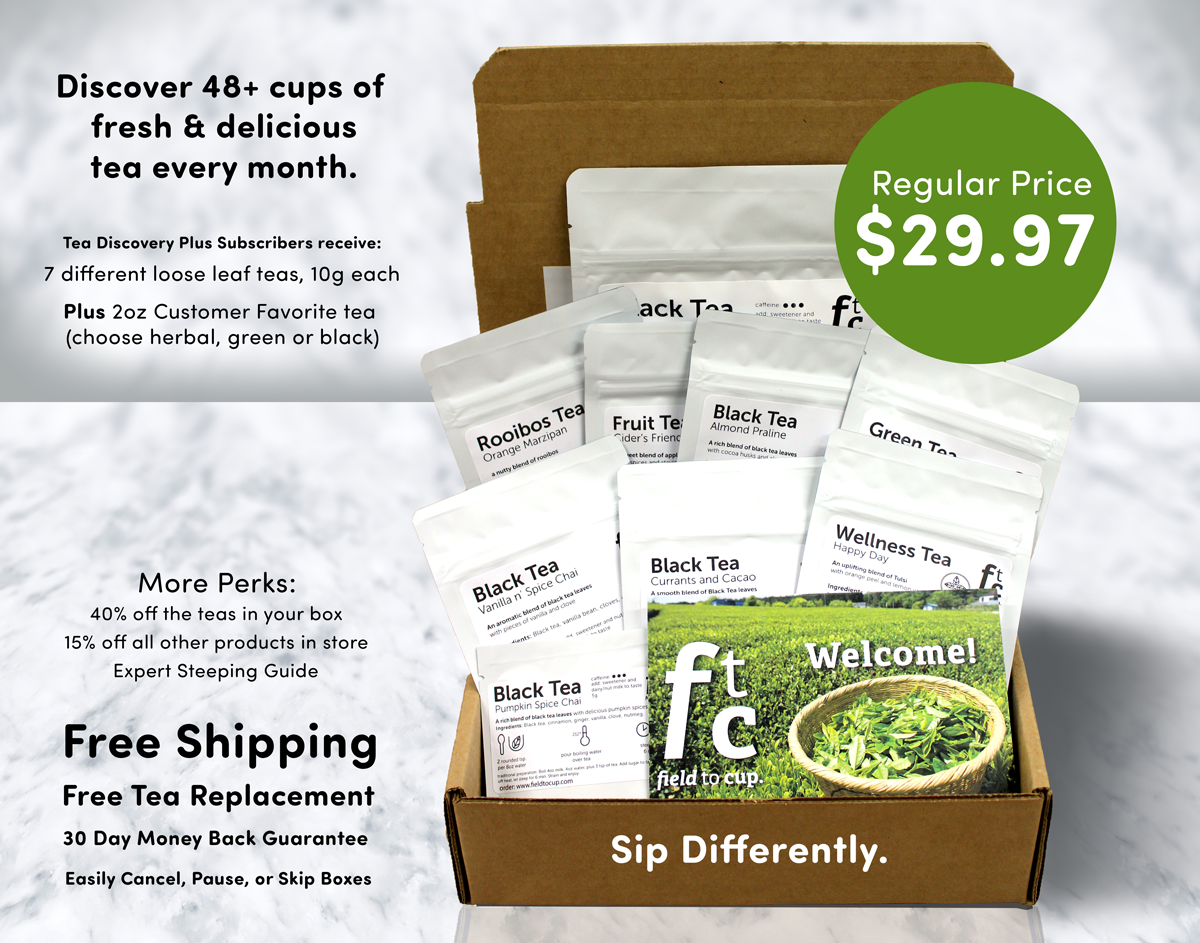 Exclusive Field To Cup Tea Coupon: First Box $9.97 (66% Off!)