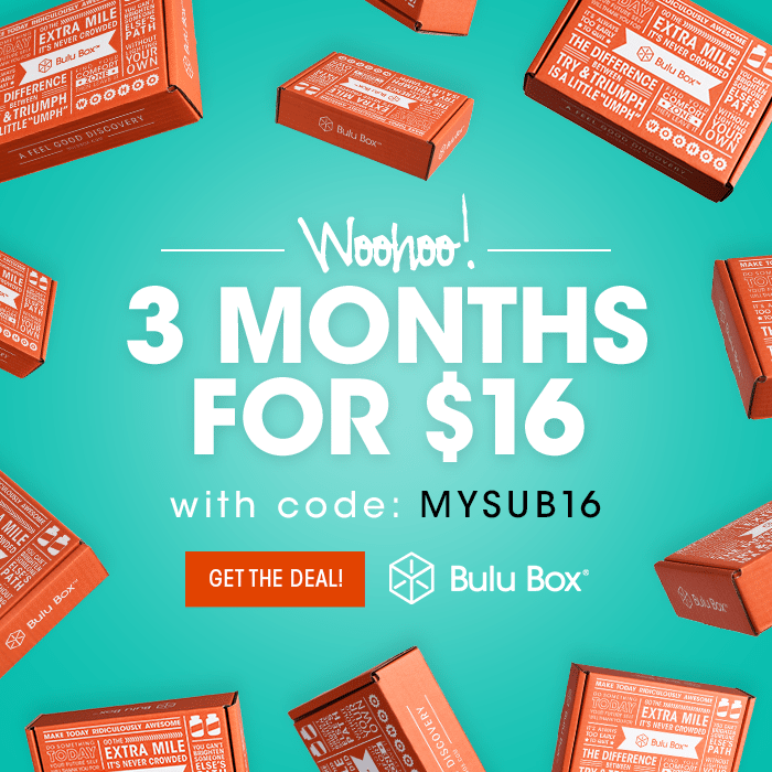 Extended! Bulu Box Coupon – 3-Month Subscription For $16!