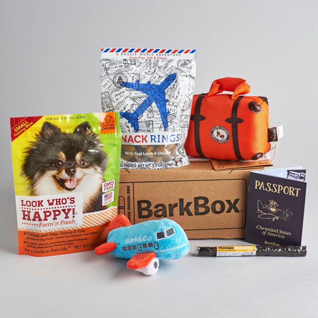 Monthly dog box for multiple clearance dogs