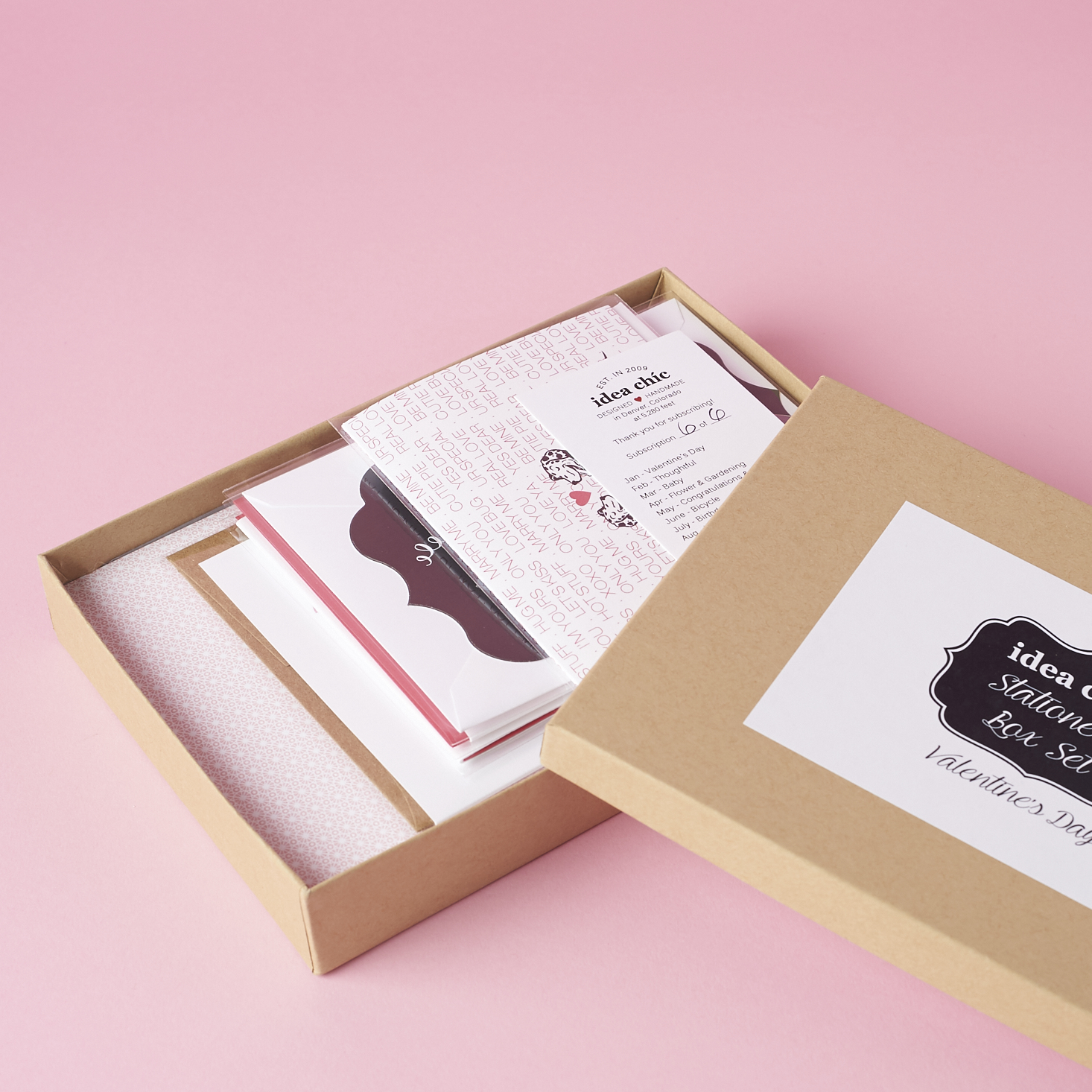 Check out the Idea Chic Stationery box for January 2017!