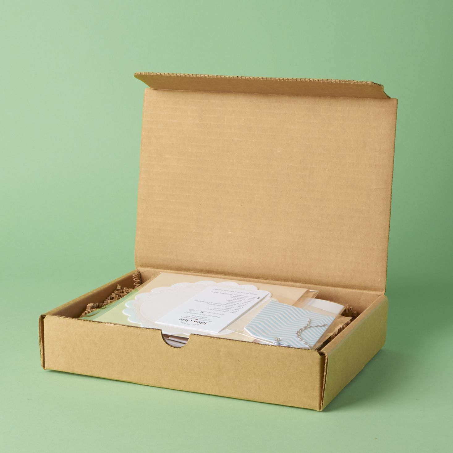 Read our review of the December Idea Chic Stationery Box!