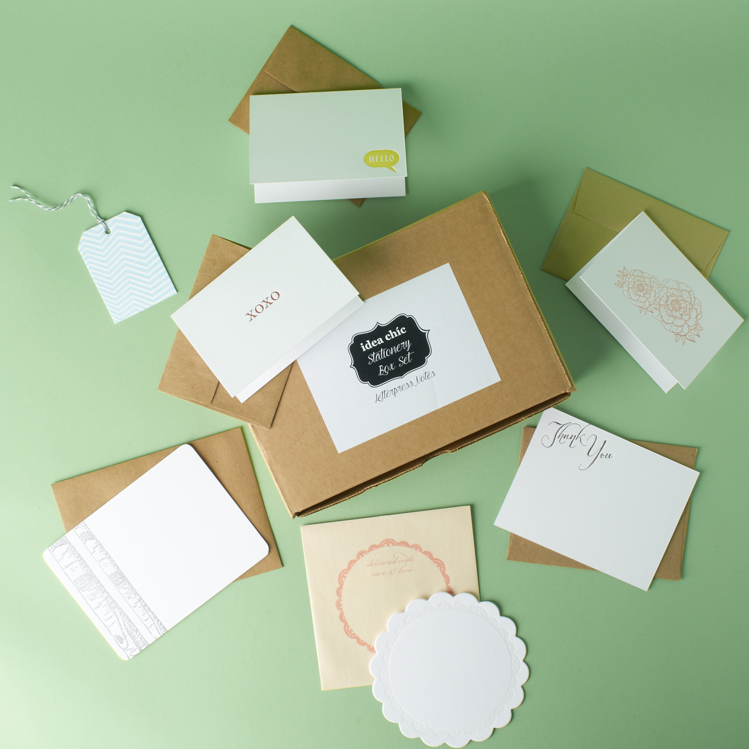 Read our review of the December Idea Chic Stationery Box!