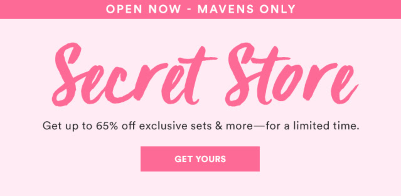 Julep Secret Store for February is Open To All Mavens + Coupon!