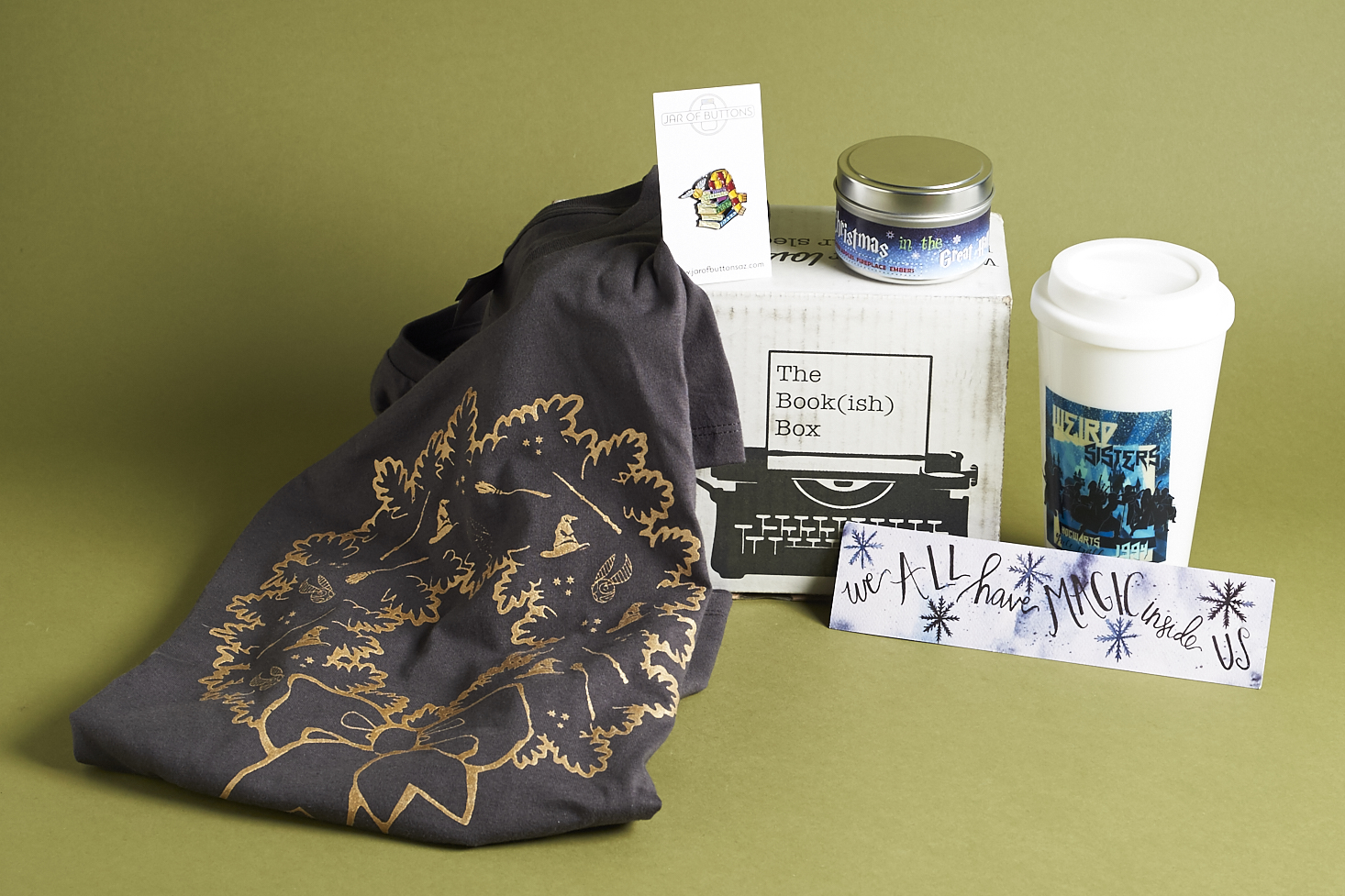 Read our review of the December 2016 Bookish Box!