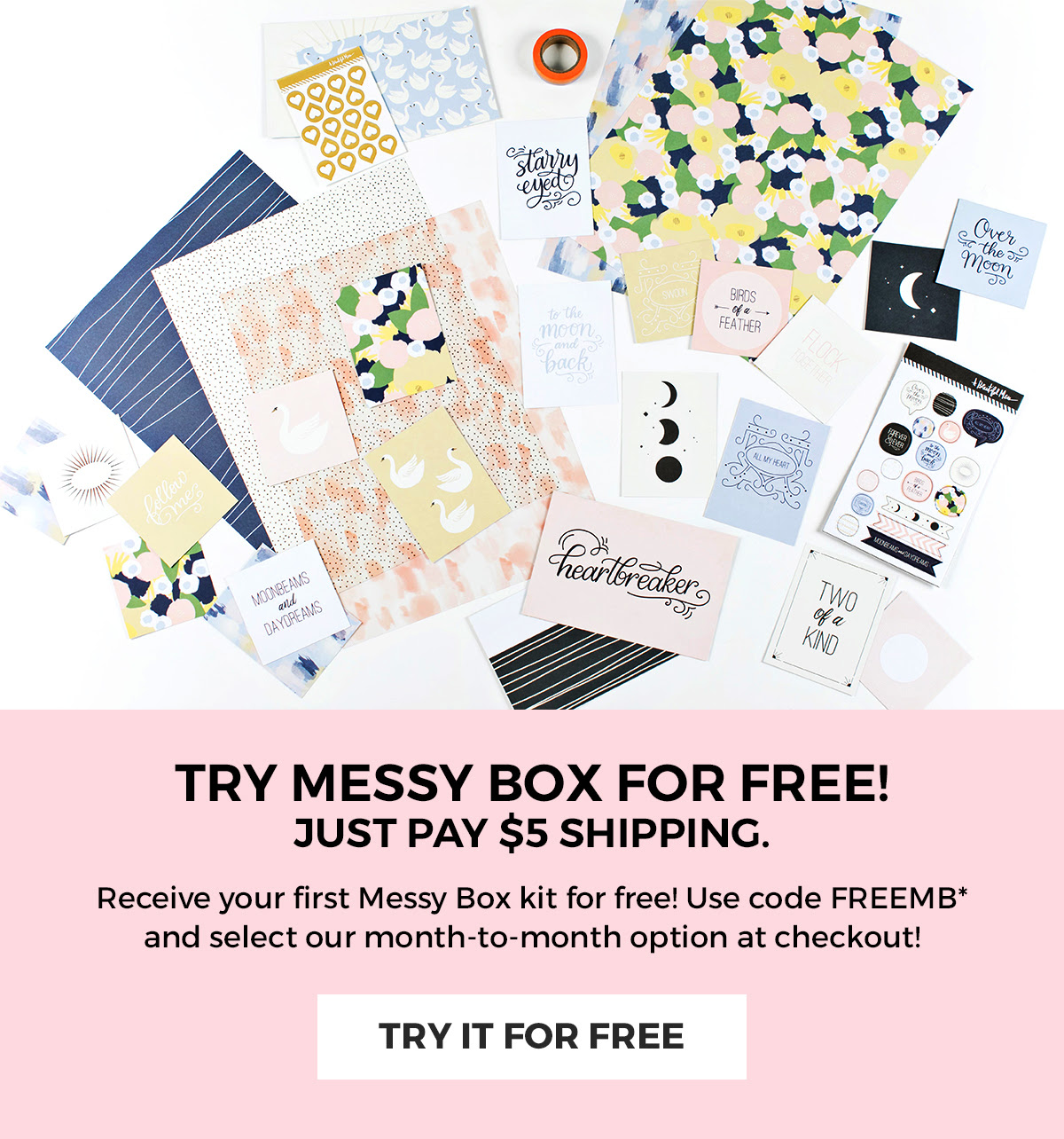 A Beautiful Mess Coupon – First Messy Box for $5!