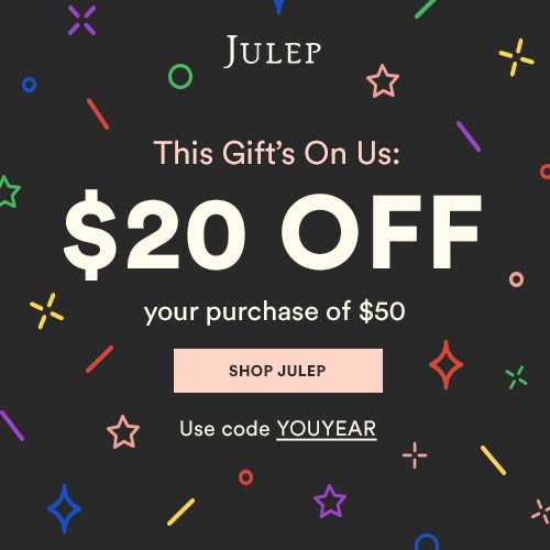 Julep Coupon – $20 Off Any $50+ Shop Purchase!