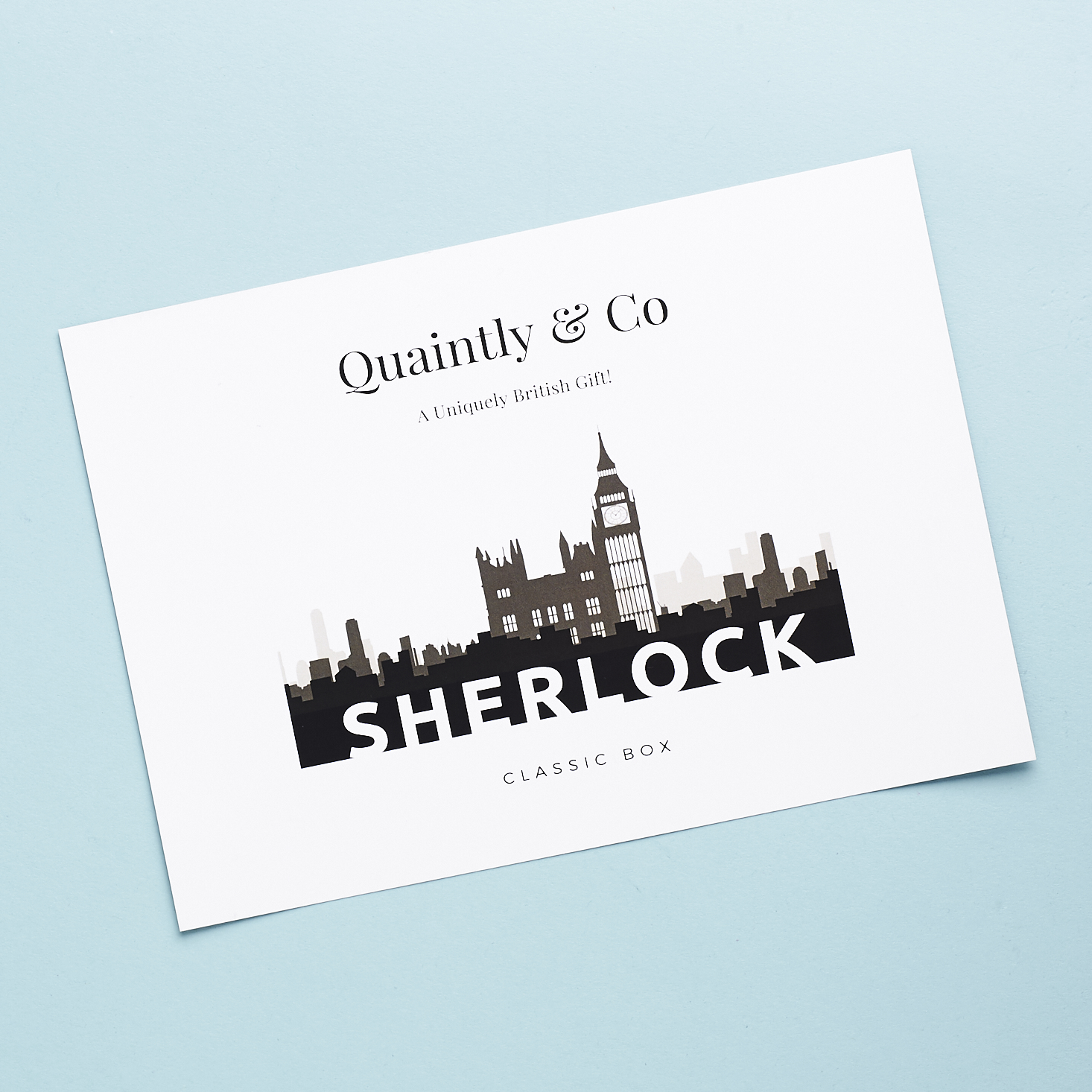 Check out Quaintly & Co.'s Sherlock box!