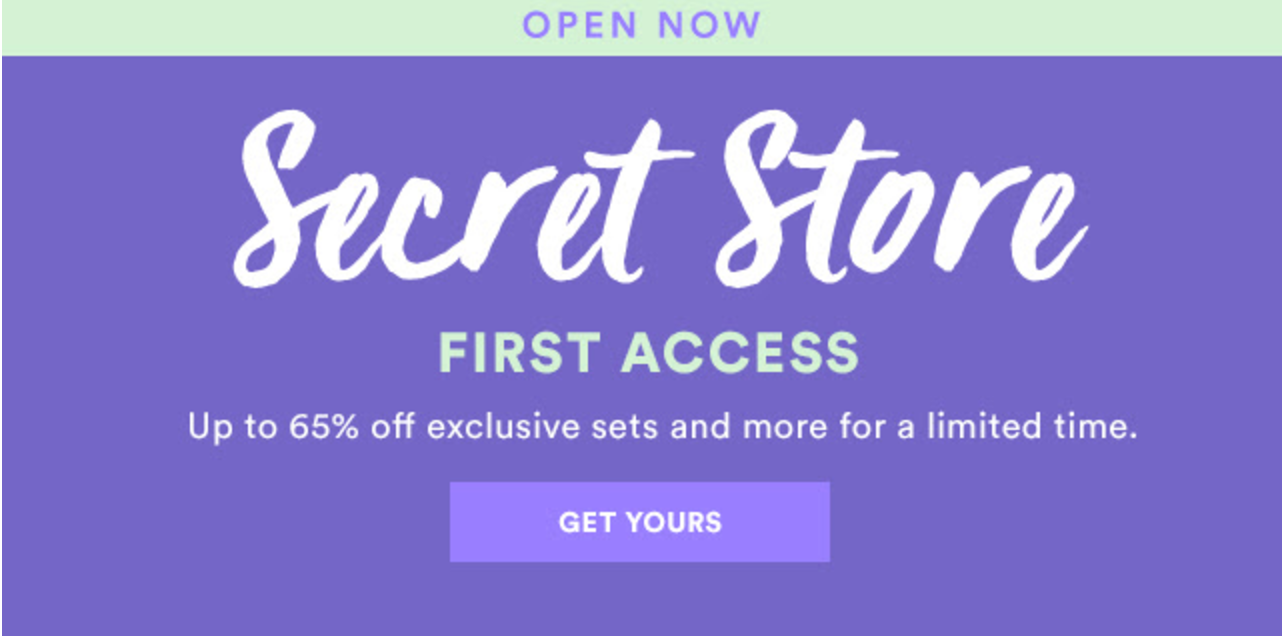 Julep Secret Store for March is Open + Coupon!