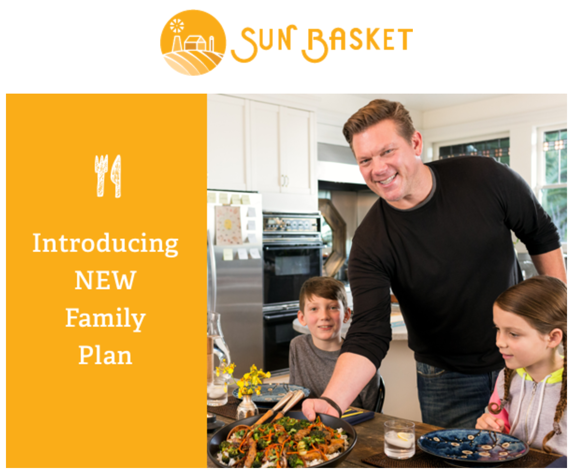 Sun Basket Now Offers a Family Plan Option + Coupon