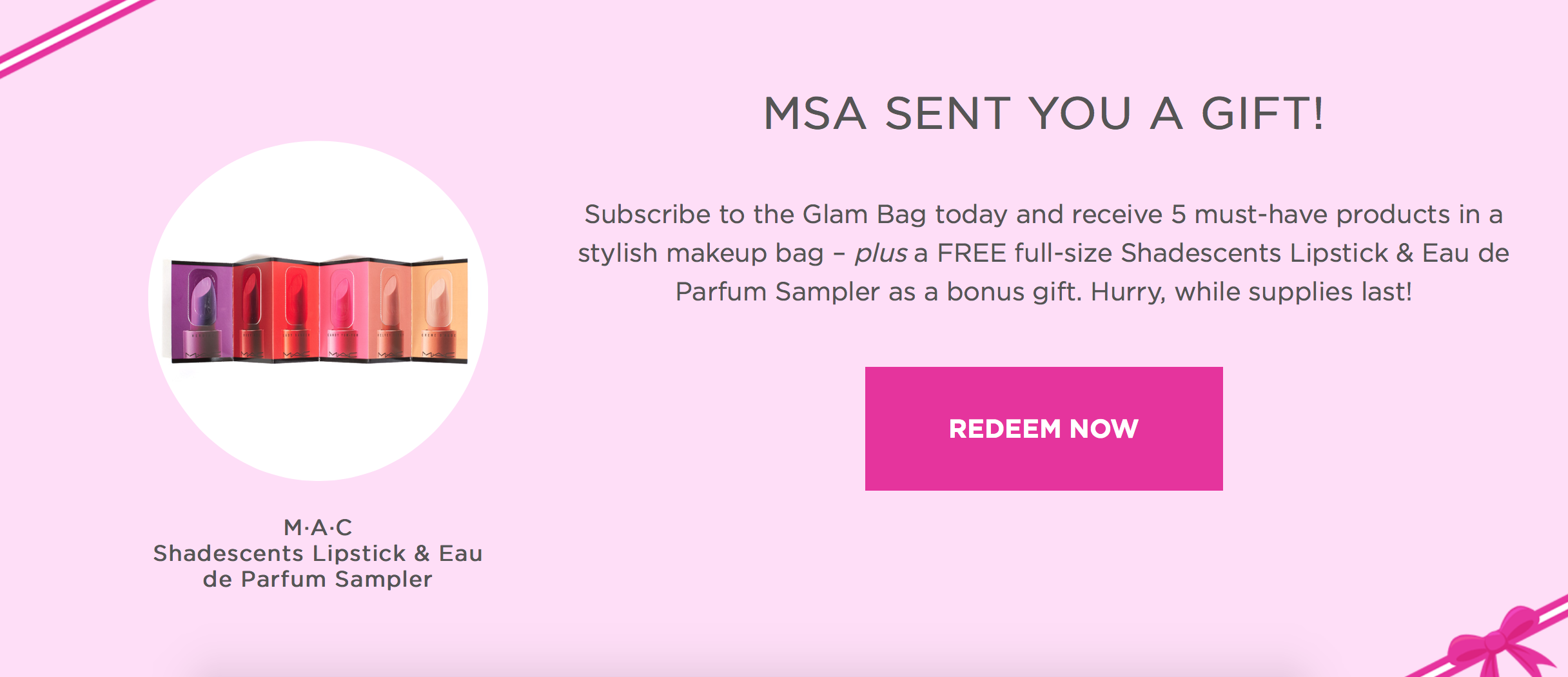 Ipsy Coupon – Free MAC Lipstick Sampler With Your First Month of Ipsy!