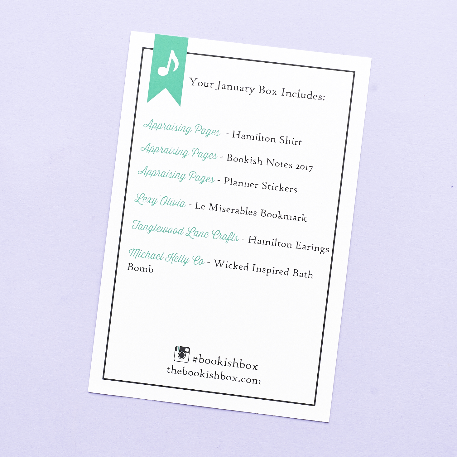 Check out our review of The Book(ish) Box for January 2017!