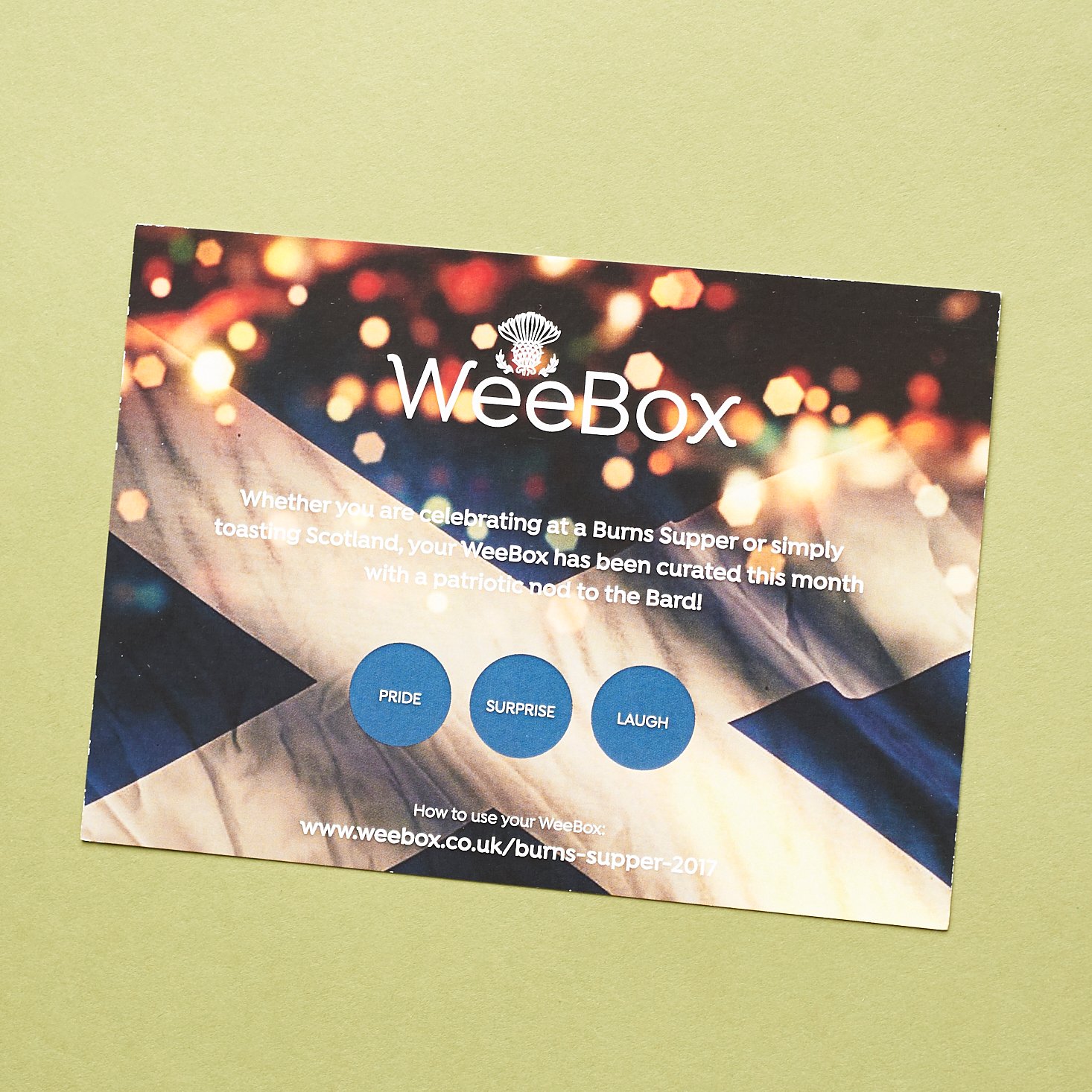 Read our review of the January 2017 Wee Box!