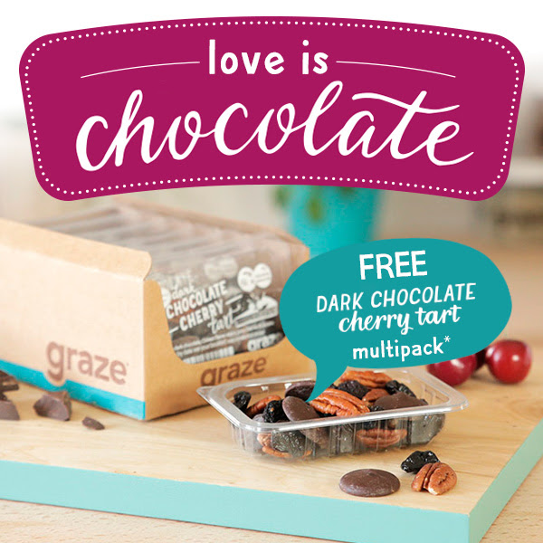 New Graze Offer – 6 Dark Chocolate Cherry Tarts Free With Shop Purchase!