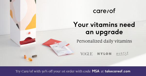 Care/of Personalized Daily Vitamins Coupon – 50% Off First Purchase!