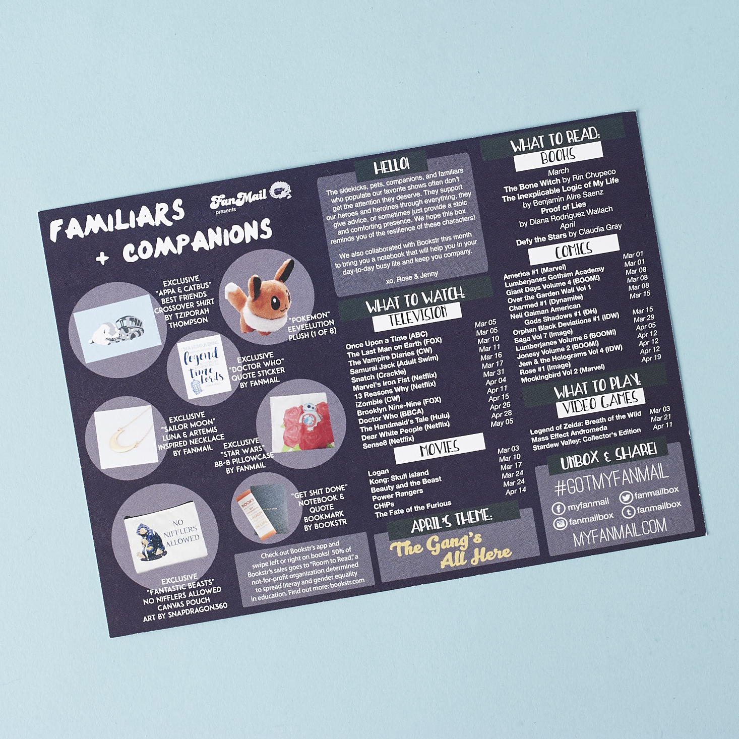 Check out our review of the February 2017 FanMail box!