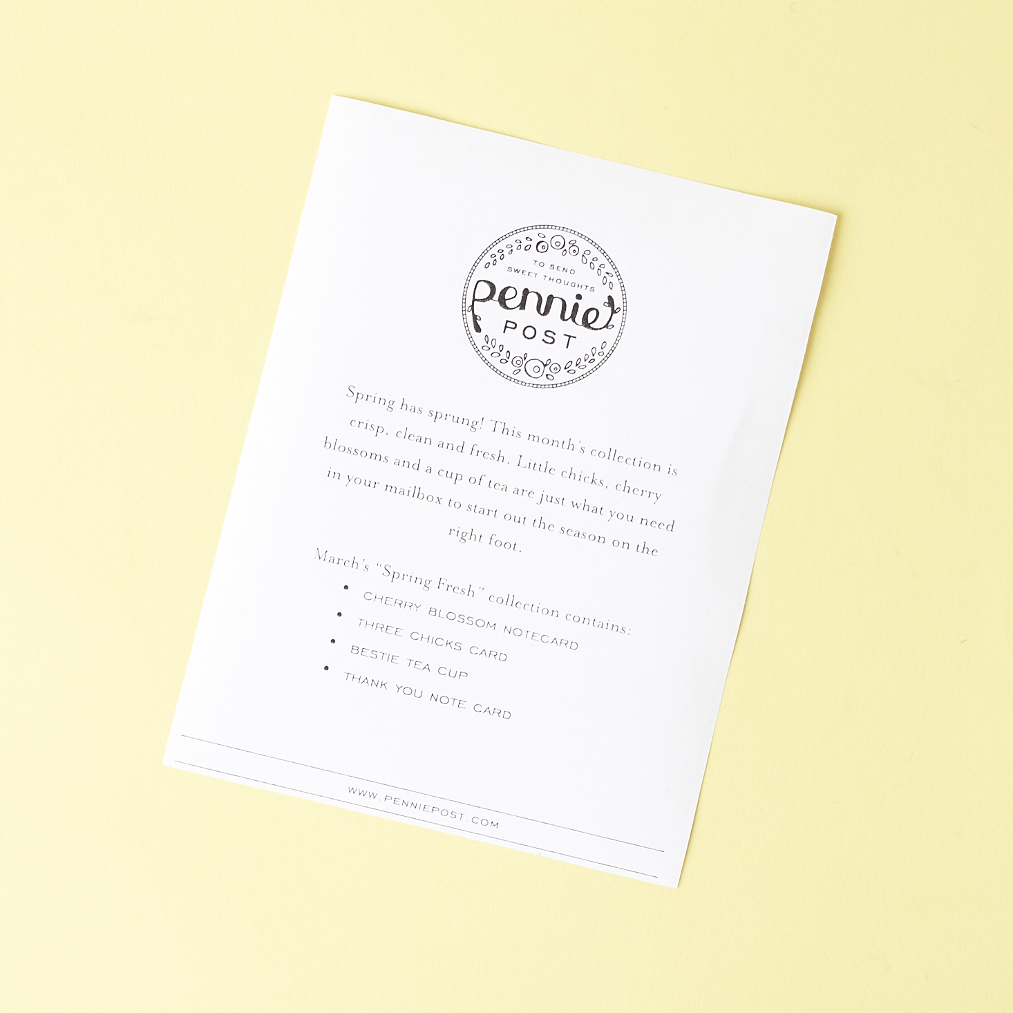Check out our review of the March 2017 Pennie Post pack!
