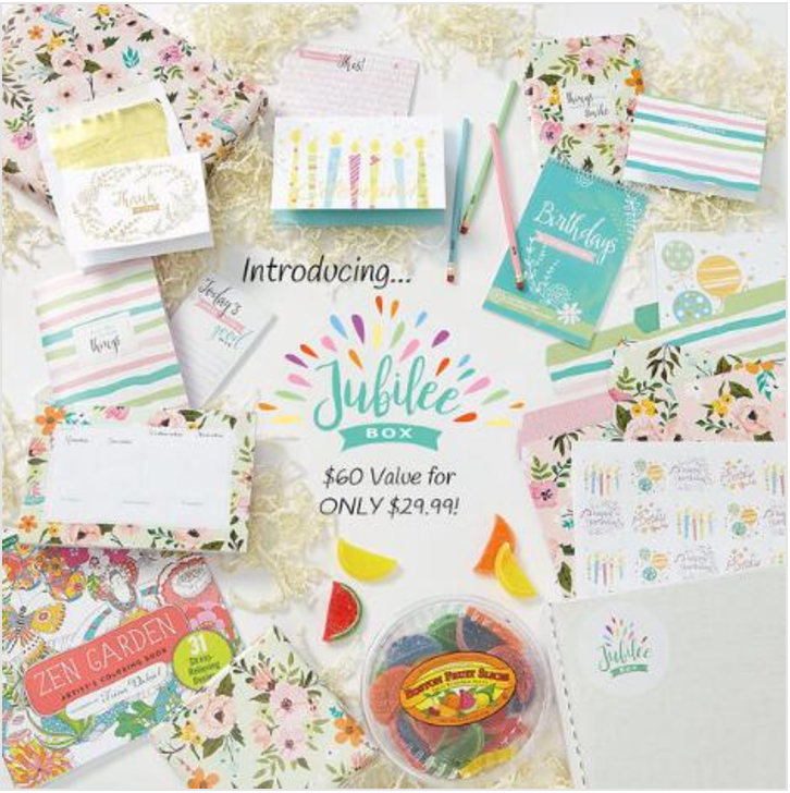 New Subscription – Jubilee Box – Available Now + $10 Off Your First Box!