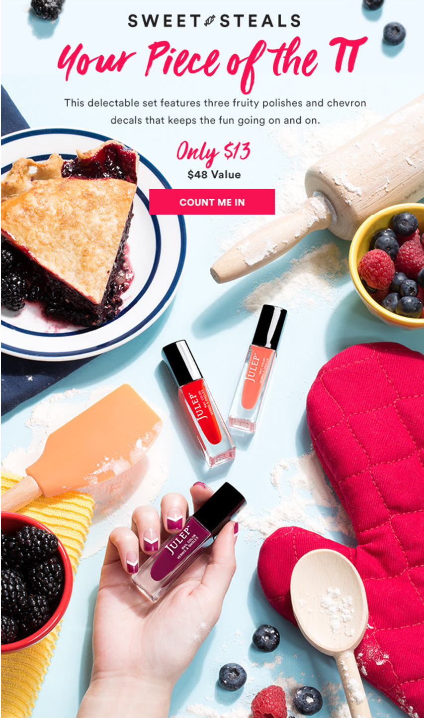 Julep Sweet Steal 4-Piece Set for $13 + COUPON!