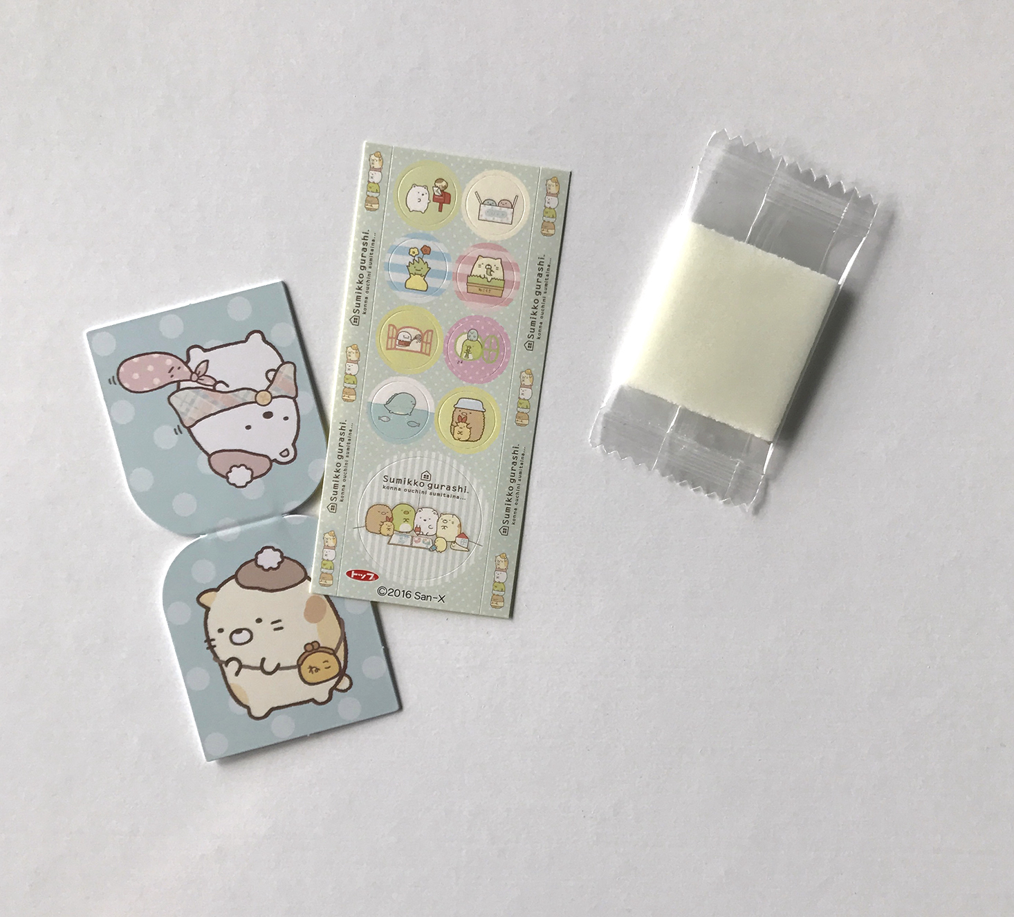 The-CuteBox-March-2017-Sumikko-Gursahi-Stickers-Contents
