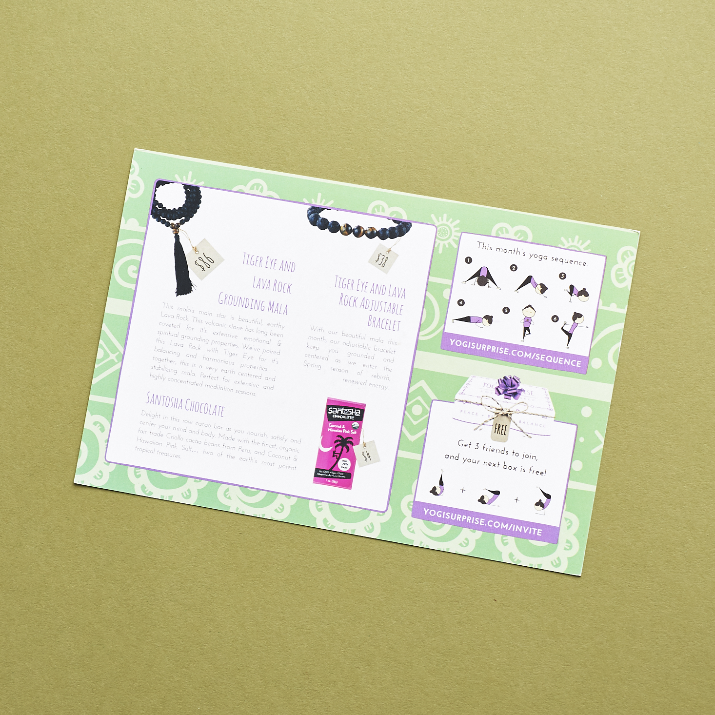 Check out our review of the March 2017 Yogi Surprise Jewelry box!