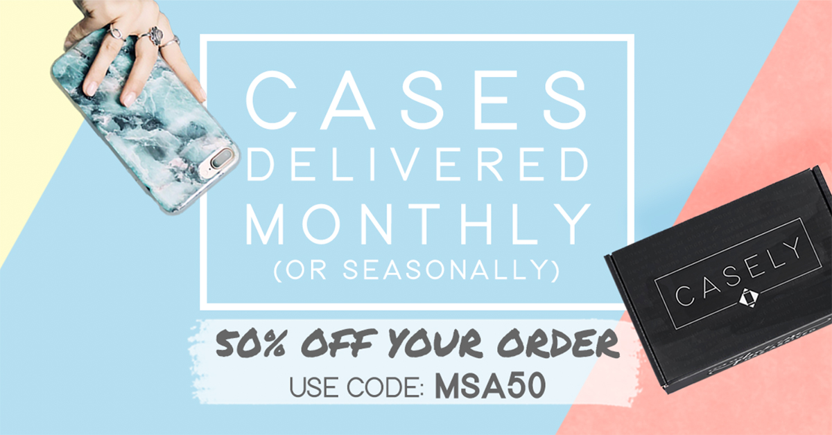 Casely Phone Case Subscription Coupon – 50% Off Your First Month!