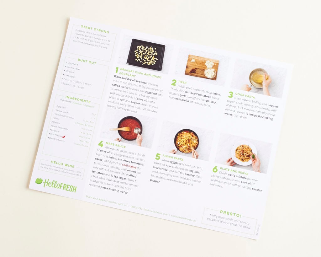 See what's cooking in this month's review of Hello Fresh!