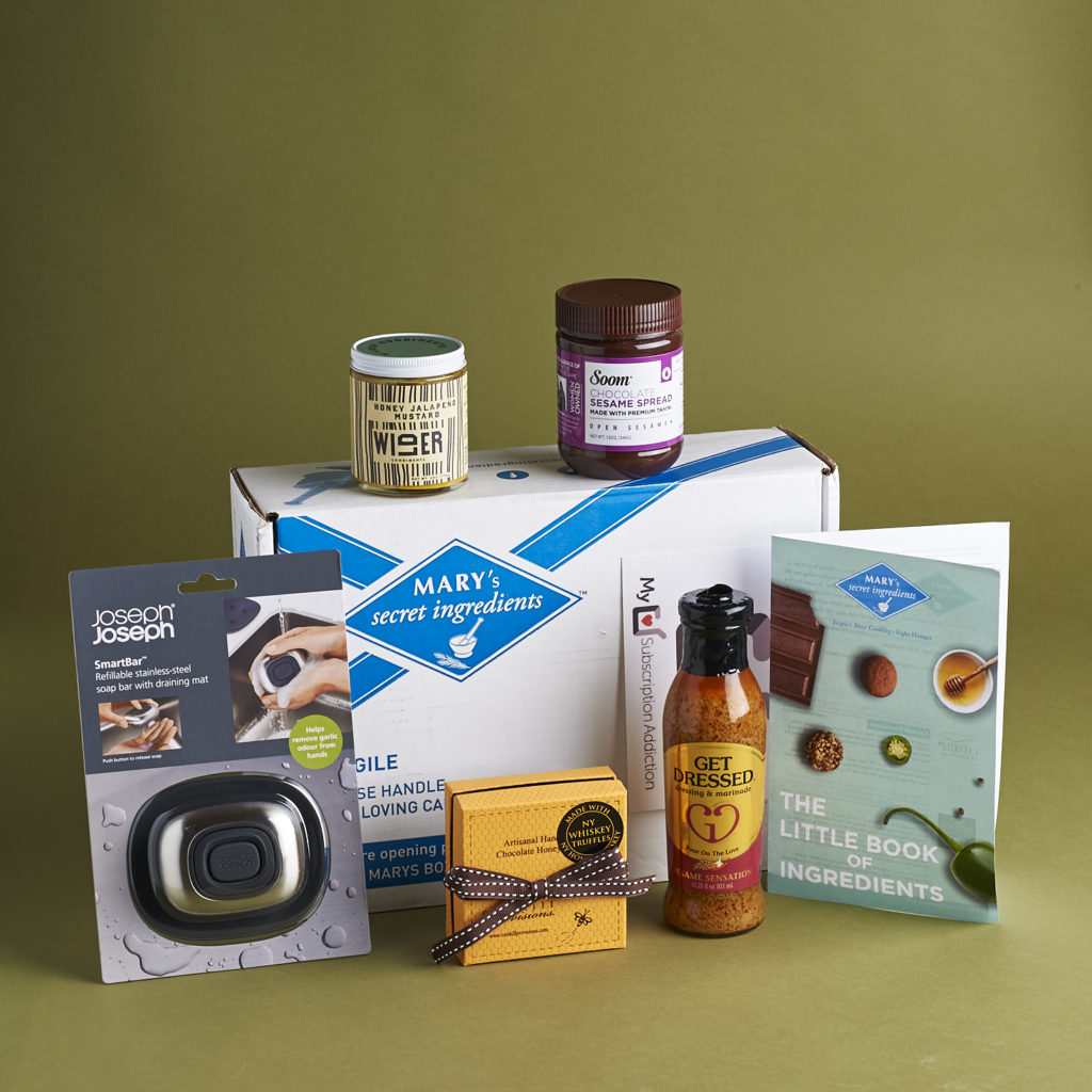 Check out our review of the spring Mary's Secret Ingredients box!