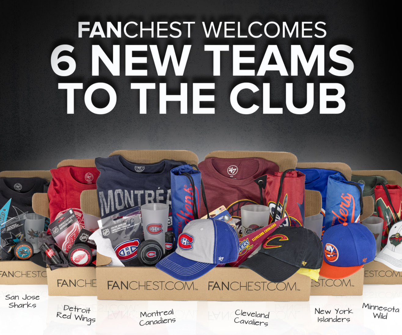 New Quarterly Fanchests Now Available – 6 New Teams!