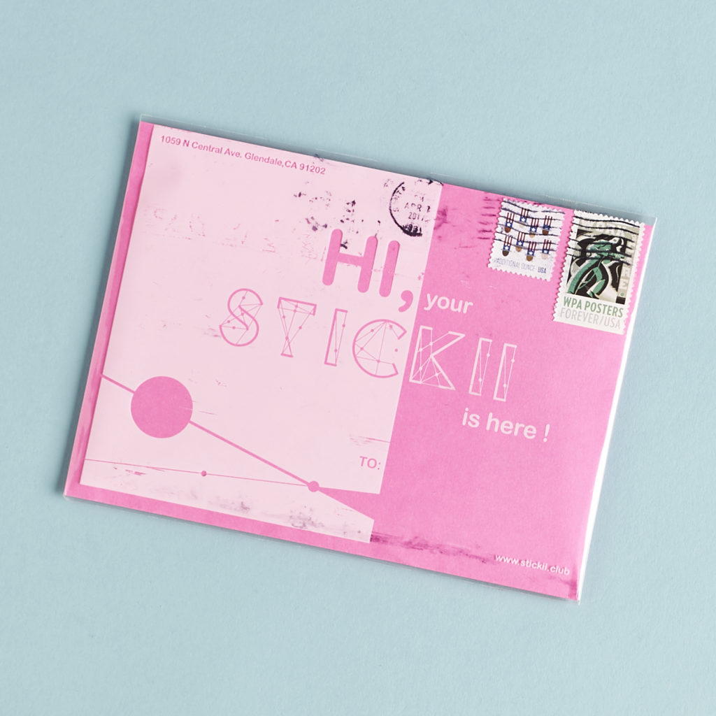 Check out our review of the April 2017 Stickii pack!