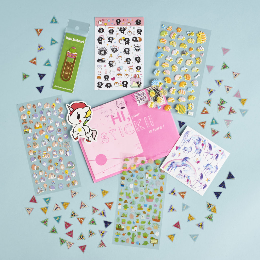 Check out our review of the April 2017 Stickii pack!