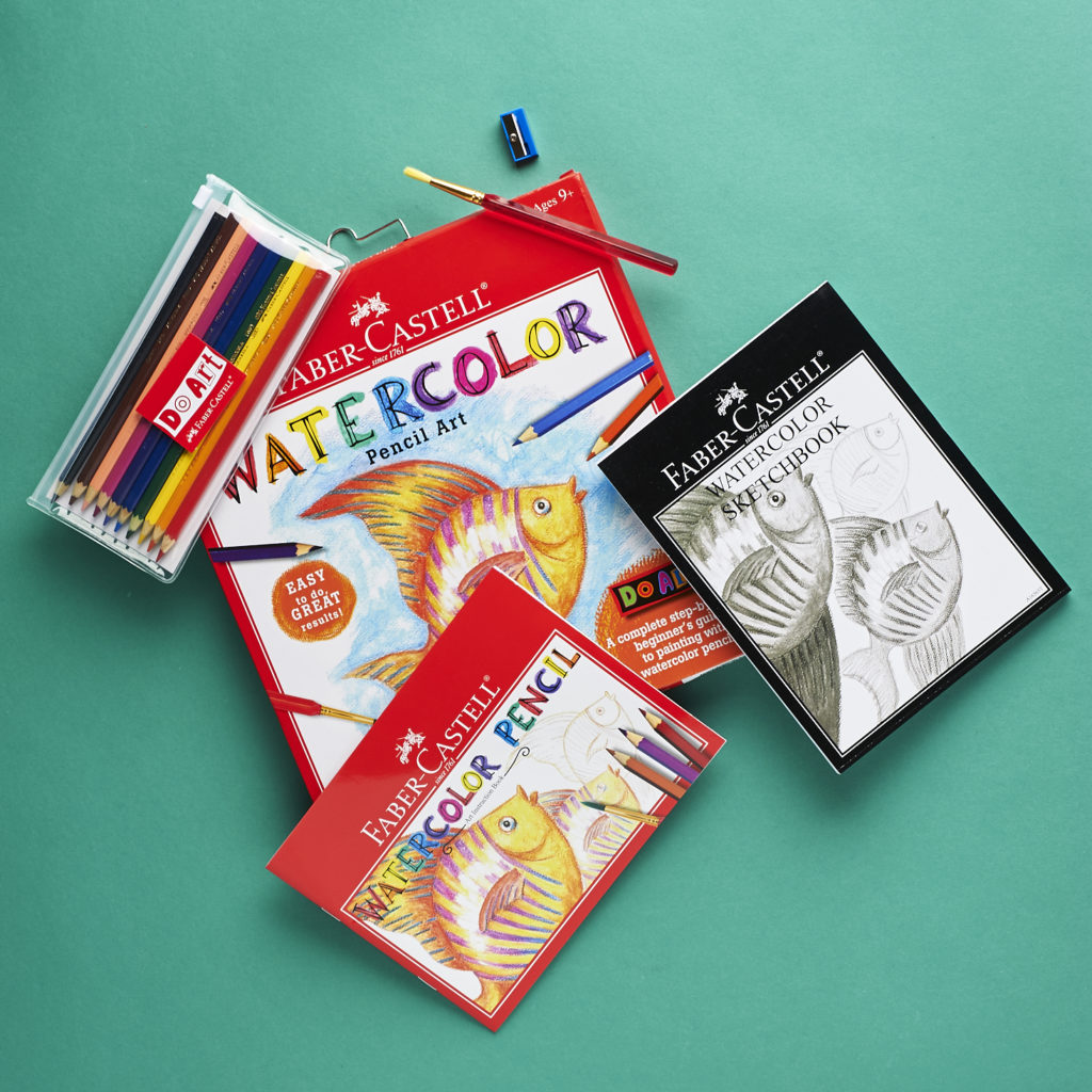 Faber Castell Watercolor Pencil Kit from Target Arts & Crafts Kit Subscription for Kids, April 2017
