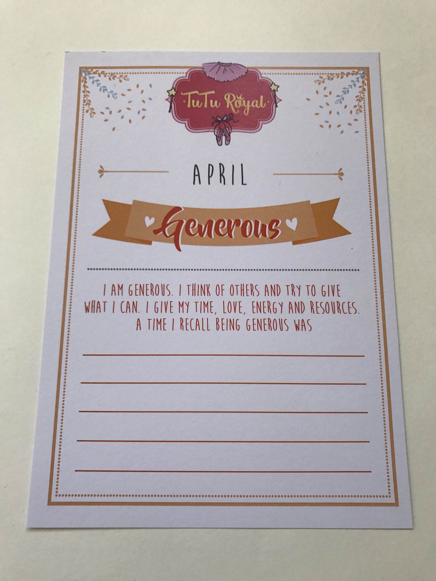 Tutu-Royal-April-2017-Characteristic-Card