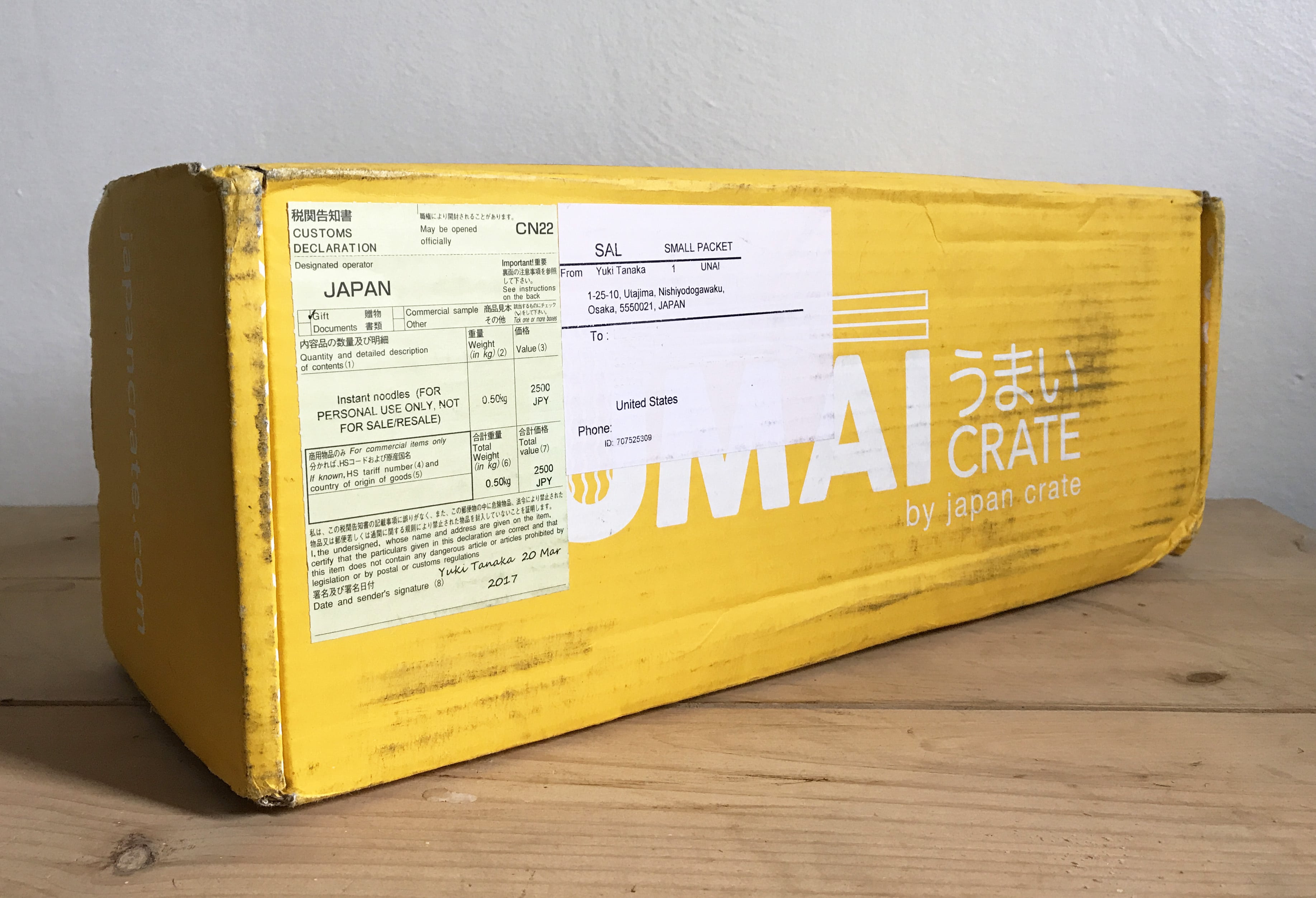 Umai Crate Subscription Box Review + Coupon – April 2017