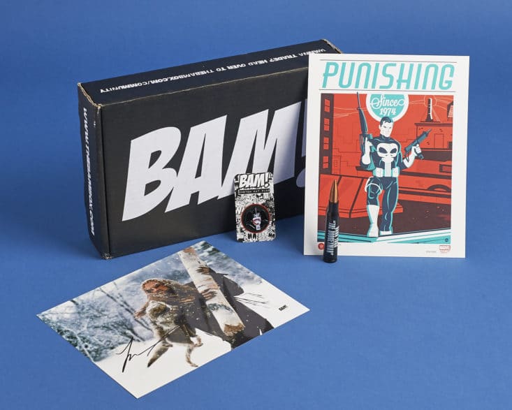 Bam Box May 2017 - Revenge Bad Blood - All the items in the May 2017 box