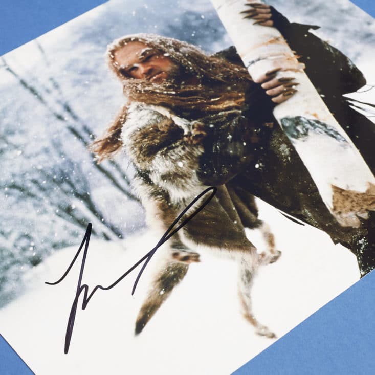 Bam Box May 2017 - Revenge Bad Blood - closer look at Tyler Mane Sabretooth autograph
