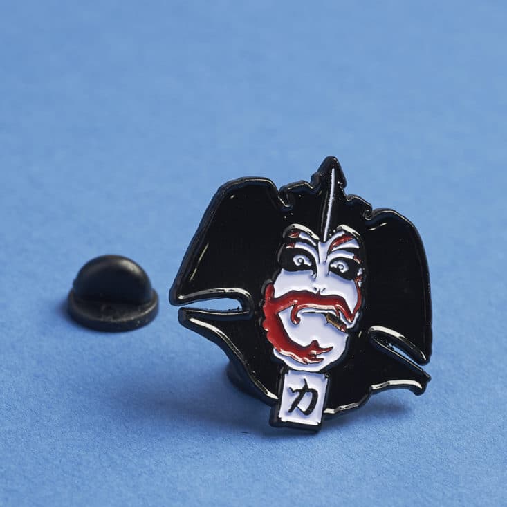 Bam Box May 2017 - Revenge Bad Blood - Sgt. Kabukiman pin details