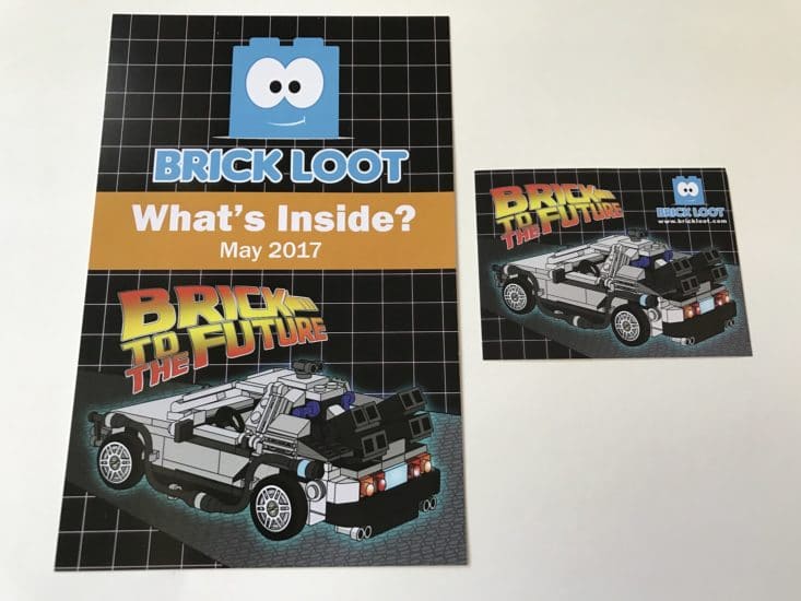 Brick Loot Lego Subscription Box - Brick to the Future - May 2017