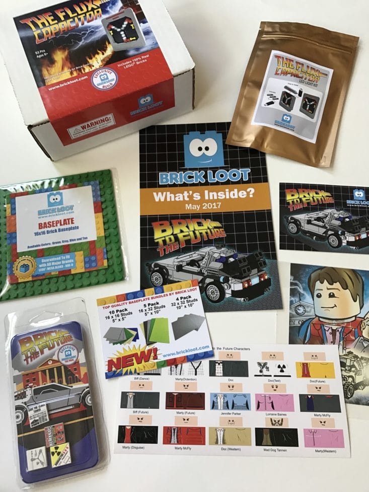 Brick Loot Lego Subscription Box - Brick to the Future - May 2017