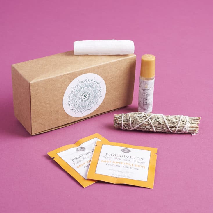 BuddhiBox Essential Oil Subscription Box May 2017 - Crown Chakra