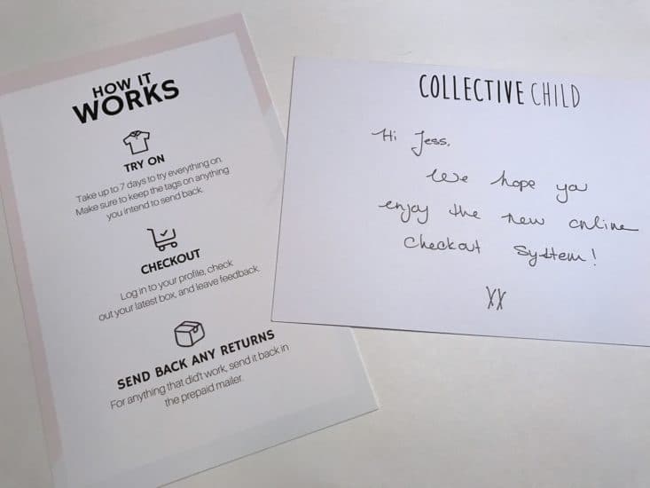 Collective Child Clothing Subscription Box - May 2017