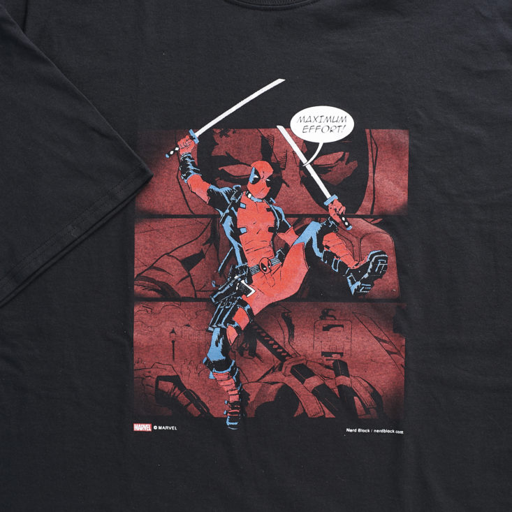 Comic Block - April 2017 - Deadpool Shirt