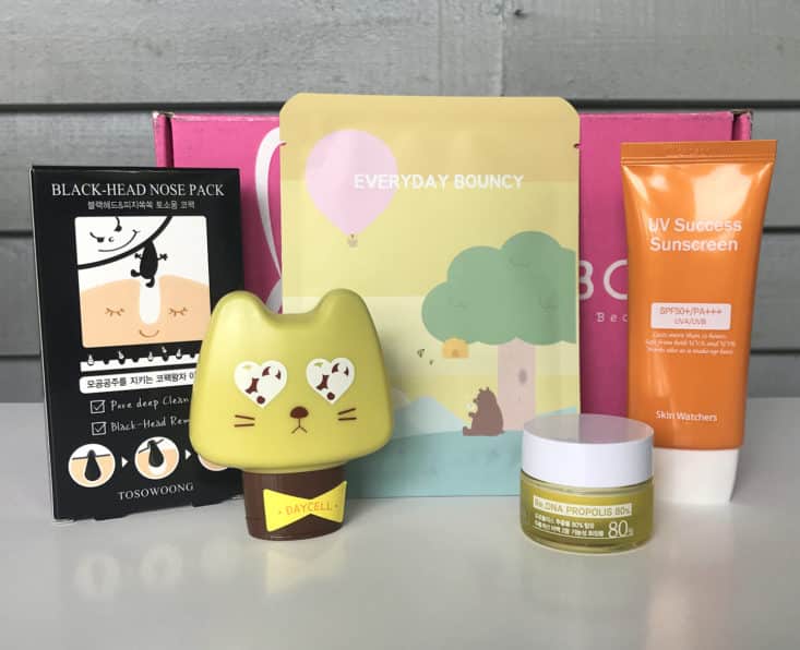 Mishibox K-Beauty Subscription Box May 2017