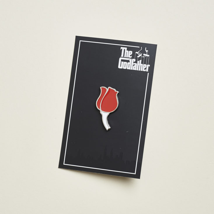 Nerd Block - April 2017 - The Godfather Rose Pin