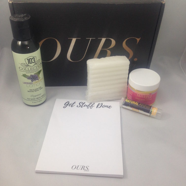 Ours By BlackJoy Women of Color Subscription Box - The Essentials - May 2017