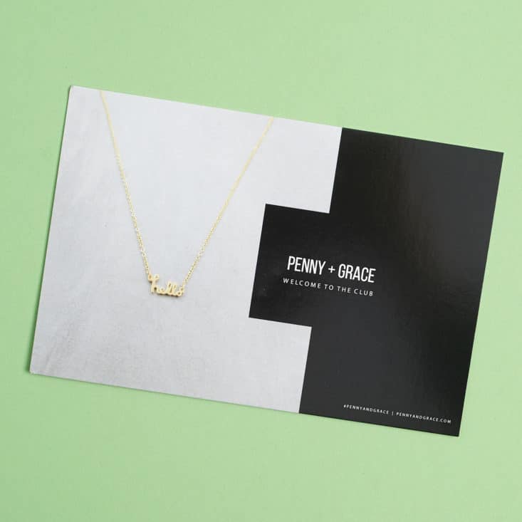 Check out my first review of jewelry subscription, Penny + Grace!