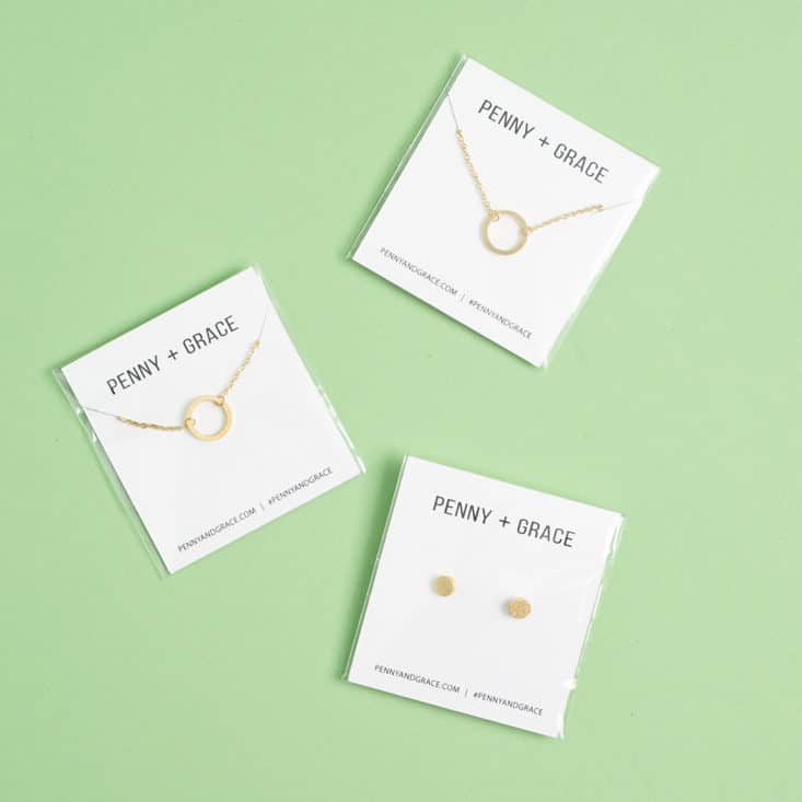 Check out my first review of jewelry subscription, Penny + Grace!