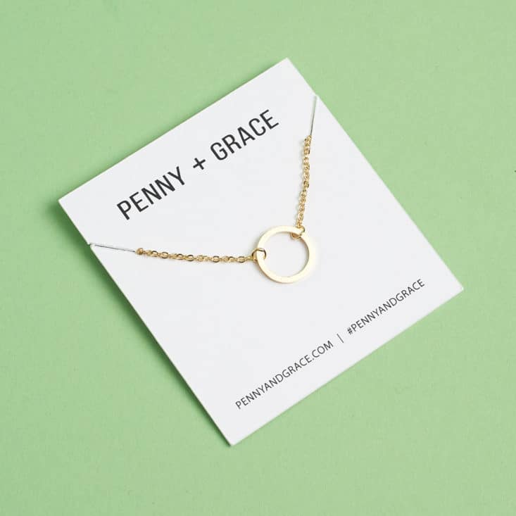 Check out my first review of jewelry subscription, Penny + Grace!