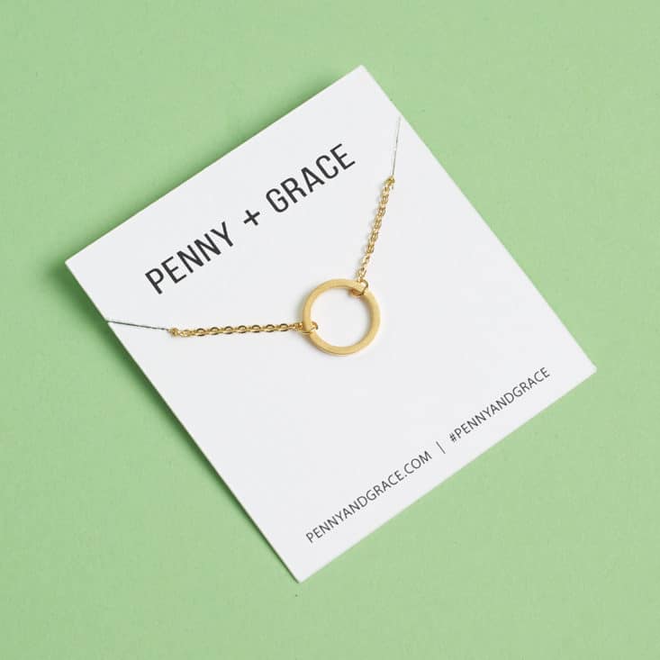 Check out my first review of jewelry subscription, Penny + Grace!