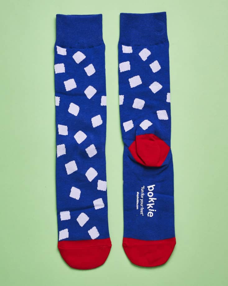 Say It With A Sock - Mens - May 2017 - Bokkie Men's Patterned Socks - top and bottom